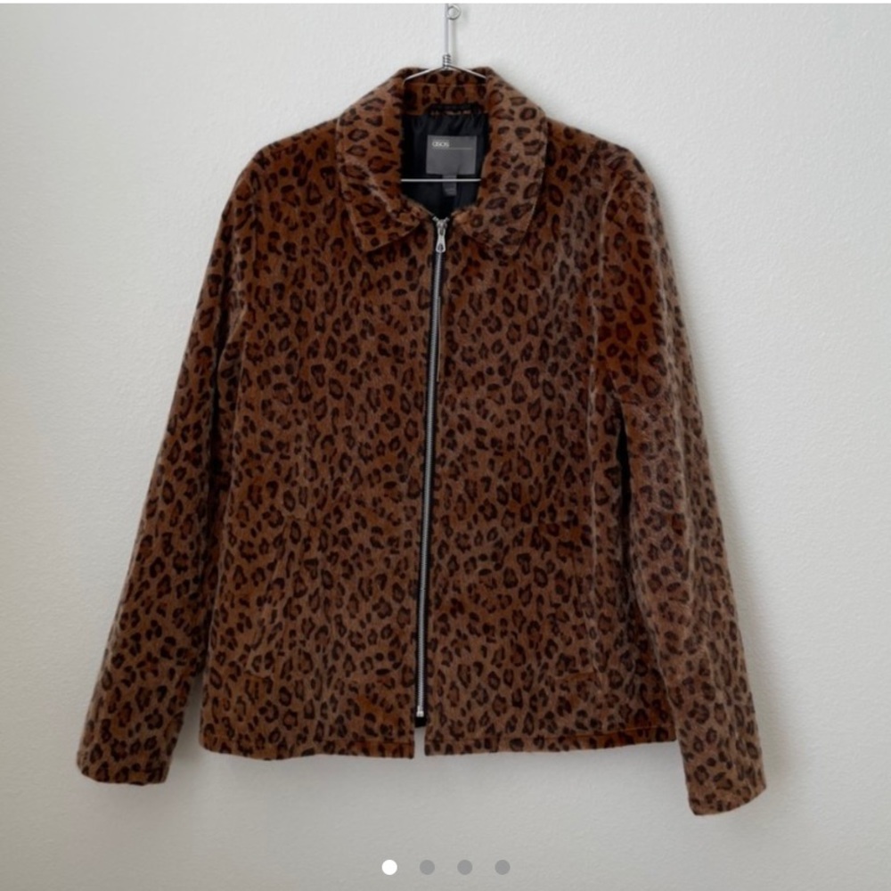 ASOS LEOPARD JACKET